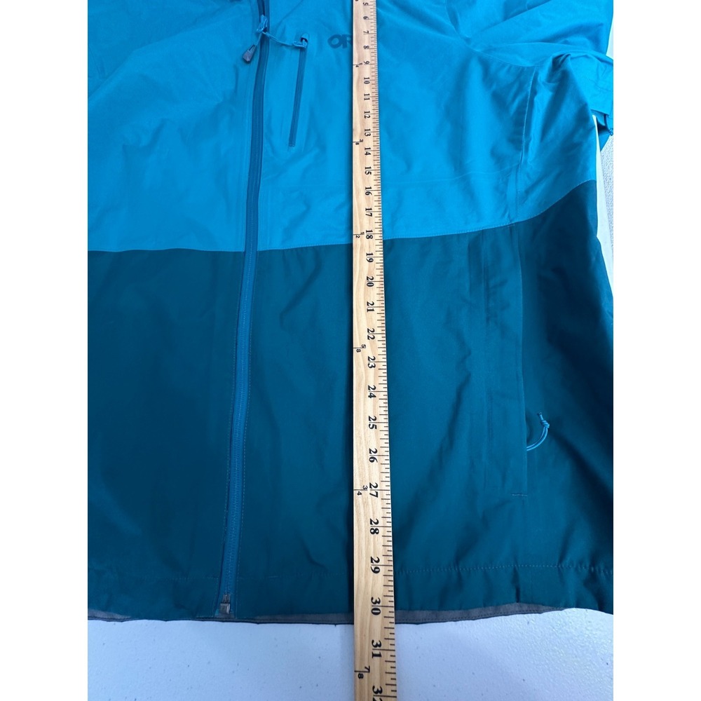 Outdoor Research Aspire II Rain Jacket Size 3X Hooded Colorblock Gore-Tex - Picture 9 of 13